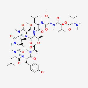 molecular formula C65H110N10O16 B1263721 Coibamide A 