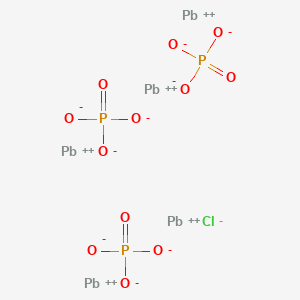 molecular formula ClO12P3Pb5 B1263725 Pyromorphite CAS No. 12190-77-1