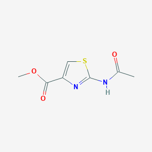 molecular formula C7H8N2O3S B126375 Methyl 2-acetamido-1,3-thiazole-4-carboxylate CAS No. 148431-04-3