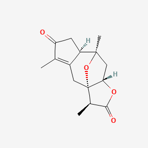 molecular formula C15H18O4 B1263763 Hedyosumin B 