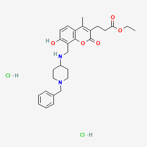 molecular formula C28H36Cl2N2O5 B12637763 C28H36Cl2N2O5 