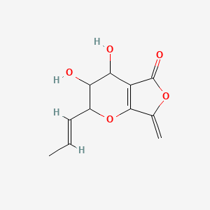 molecular formula C11H12O5 B1263786 Massarilactone H 
