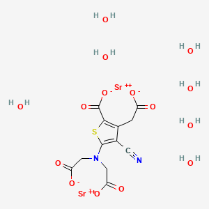 molecular formula C12H20N2O15SSr2 B1263798 Strontium ranelate heptahydrate CAS No. 796104-87-5