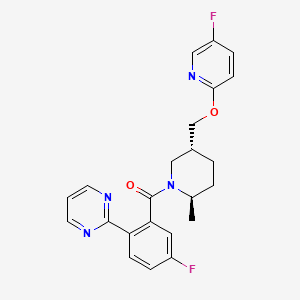 molecular formula C23H22F2N4O2 B1263808 Dora-22 CAS No. 1088991-95-0