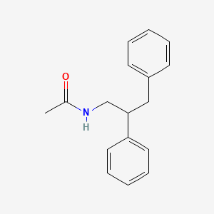 molecular formula C17H19NO B12638272 N-(2,3-diphenylpropyl)acetamide CAS No. 920317-70-0