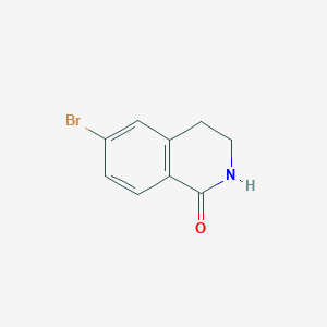 molecular formula C9H8BrNO B126386 6-Bromo-3,4-dihydro-2H-isoquinolin-1-one CAS No. 147497-32-3