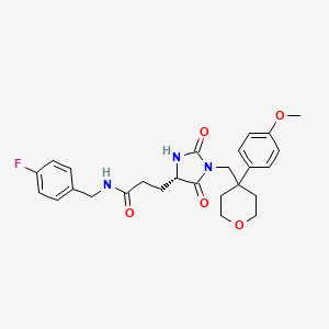 molecular formula C26H30FN3O5 B12638680 C26H30FN3O5 