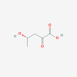 molecular formula C5H8O4 B1263877 (4S)-4-hydroxy-2-oxopentanoic acid 