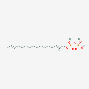 molecular formula C20H40O7P2 B1263881 Tetrahydrogeranylgeranyl diphosphate 