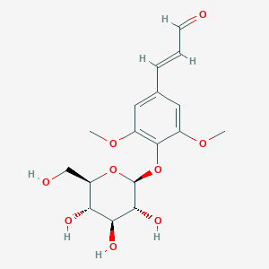 molecular formula C17H22O9 B1263886 Sinapaldehyde glucoside 