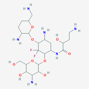 5-Deoxy-5,5-difluoroarbekacin