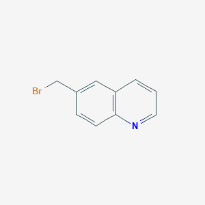 molecular formula C10H8BrN B012639 6-(溴甲基)喹啉 CAS No. 101279-39-4