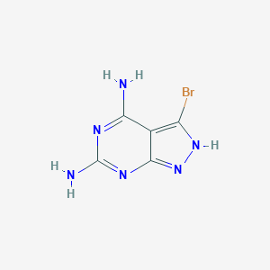 3-Bromo-1H-pyrazolo[3,4-d]pyrimidine-4,6-diamine