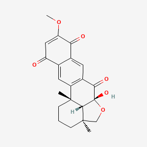 molecular formula C22H22O6 B1263901 Alisiaquinone B 