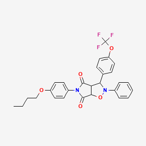molecular formula C28H25F3N2O5 B12639012 C28H25F3N2O5 