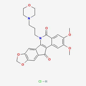 molecular formula C26H27ClN2O7 B1263906 Indotecan Hydrochloride CAS No. 1228035-68-4
