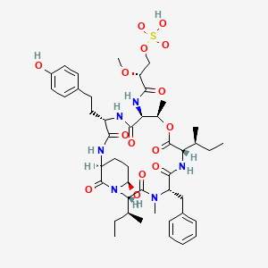 molecular formula C45H64N6O15S B1263928 Cyanopeptolin 960 