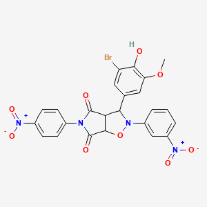 molecular formula C24H17BrN4O9 B12639449 C24H17BrN4O9 