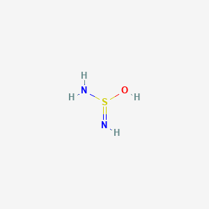 molecular formula H4N2OS B1263950 Sulfuramidimidous acid CAS No. 27658-06-6
