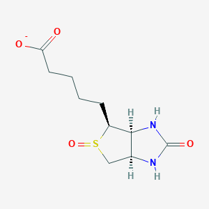 molecular formula C10H15N2O4S- B1263958 Biotinate sulfoxide(1-) 