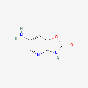 molecular formula C6H5N3O2 B12639631 6-Aminooxazolo[4,5-B]pyridin-2(3H)-one CAS No. 948306-39-6