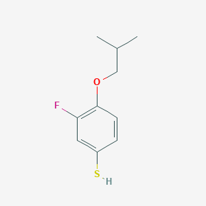 molecular formula C10H13FOS B12639661 4-iso-Butoxy-3-fluorothiophenol 