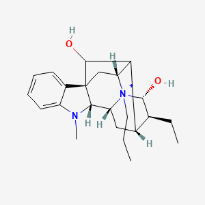 molecular formula C23H33N2O2+ B1263969 Prajmalium 