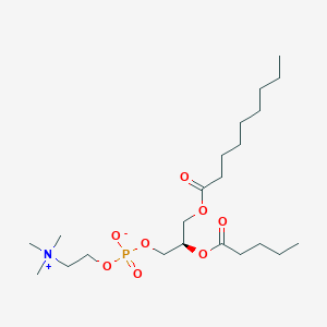 1-Nonanoyl-2-valeryl-sn-glycero-3-phosphocholine