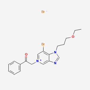 molecular formula C19H21Br2N3O2 B12639764 C19H21Br2N3O2 