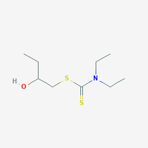 molecular formula C9H19NOS2 B12639810 2-Hydroxybutyl diethylcarbamodithioate CAS No. 922164-85-0