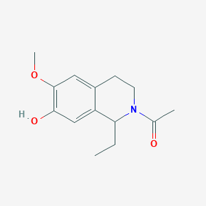 2-Acetyl-1-ethyl-7-hydroxy-6-methoxy-1,2,3,4-tetrahydroisoquinoline