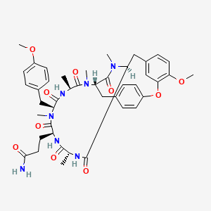 molecular formula C43H53N7O10 B1263990 RA-Xxiii 