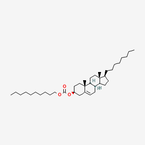 molecular formula C38H66O3 B12639938 decyl [(3S,8S,9S,10R,13R,14S,17S)-10,13-dimethyl-17-octyl-2,3,4,7,8,9,11,12,14,15,16,17-dodecahydro-1H-cyclopenta[a]phenanthren-3-yl] carbonate 