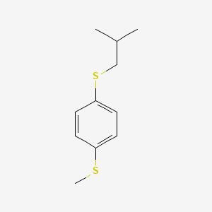 molecular formula C11H16S2 B12640309 4-(iso-Butylthio)phenyl methyl sulfide 