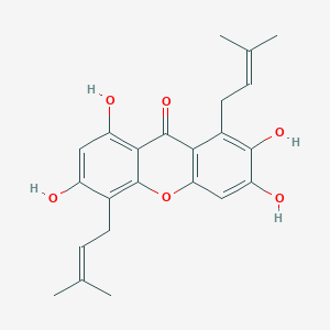 molecular formula C23H24O6 B1264031 Cudratricusxanthone B 