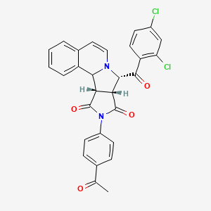 molecular formula C29H20Cl2N2O4 B12640324 C29H20Cl2N2O4 