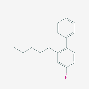 molecular formula C17H19F B12640385 4-Fluoro-2-pentyl-1,1'-biphenyl CAS No. 920276-47-7