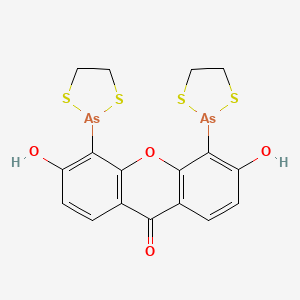 molecular formula C17H14As2O4S4 B1264044 HOxAsH-bis(1,2-ethanedithiol) 