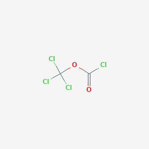molecular formula ClCOOCCl3<br>C2Cl4O2 B126405 Trichloromethyl chloroformate CAS No. 503-38-8