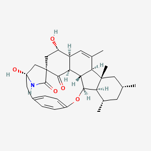 molecular formula C31H39NO5 B1264054 Pyrrospirone B 