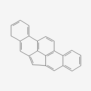 molecular formula C23H14 B12640622 6H-Cyclopenta(ghi)picene CAS No. 195-90-4