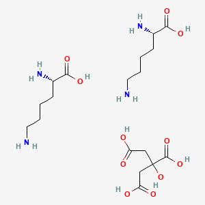 molecular formula C18H36N4O11 B12640627 Di-L-lysine citrate CAS No. 93805-82-4
