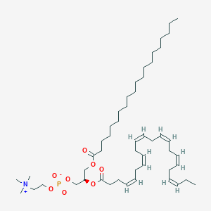molecular formula C50H88NO8P B1264068 [(2R)-2-[(4Z,7Z,10Z,13Z,16Z,19Z)-docosa-4,7,10,13,16,19-hexaenoyl]oxy-3-icosanoyloxypropyl] 2-(trimethylazaniumyl)ethyl phosphate 