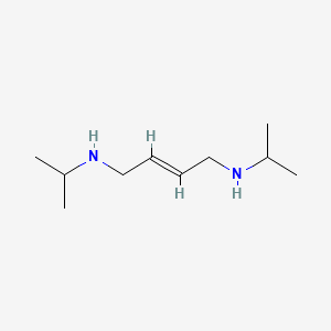 molecular formula C10H22N2 B12640719 N,N'-Diisopropyl-2-butene-1,4-diamine CAS No. 91015-18-8