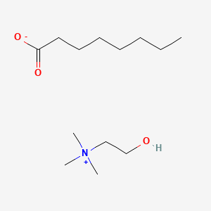 molecular formula C13H29NO3 B12640744 Choline octanoate CAS No. 71501-52-5