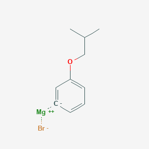 molecular formula C10H13BrMgO B12640765 Magnesium;2-methylpropoxybenzene;bromide 