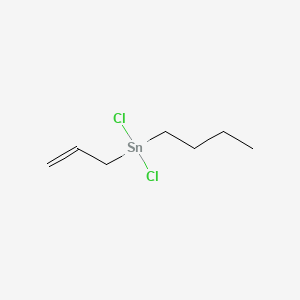 molecular formula C7H14Cl2Sn B12640894 Butyldichloro-2-propenylstannane CAS No. 38056-75-6