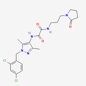 molecular formula C21H25Cl2N5O3 B12640933 C21H25Cl2N5O3 
