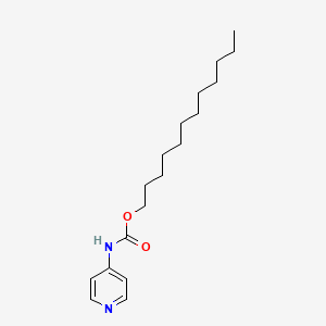 molecular formula C18H30N2O2 B12641062 Dodecyl N-(4-pyridyl)carbamate CAS No. 125329-97-7
