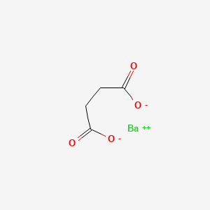 molecular formula C4H4BaO4 B12641107 Barium succinate CAS No. 5908-80-5